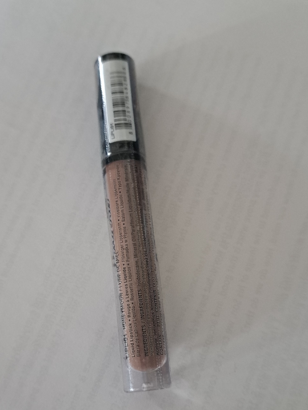 Sealed NYX LIP LINGERIE liquid lipstick 'Honeymoon' LIPLI 01 4ML beauty travel - Picture 5 of 5